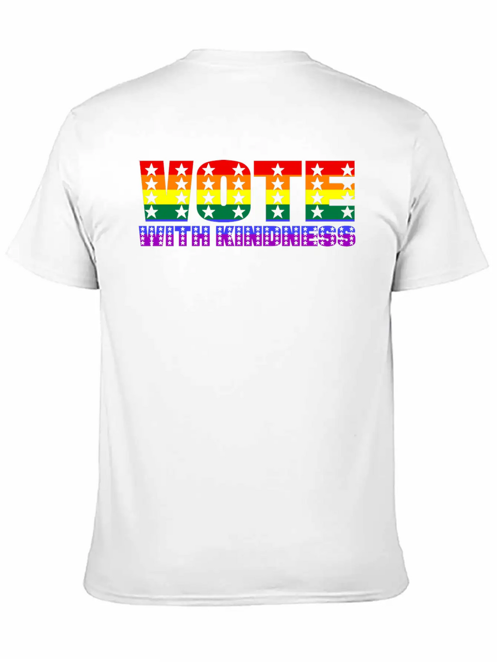 Vote With Kindness Basic Graphic T-Shirt – Daily Comfort In Soft Cotton
