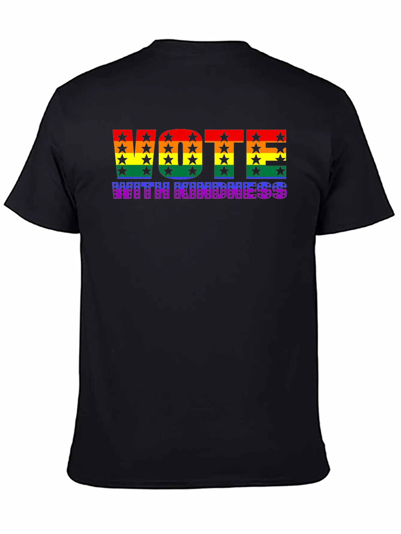 Vote With Kindness Basic Graphic T-Shirt – Daily Comfort In Soft Cotton