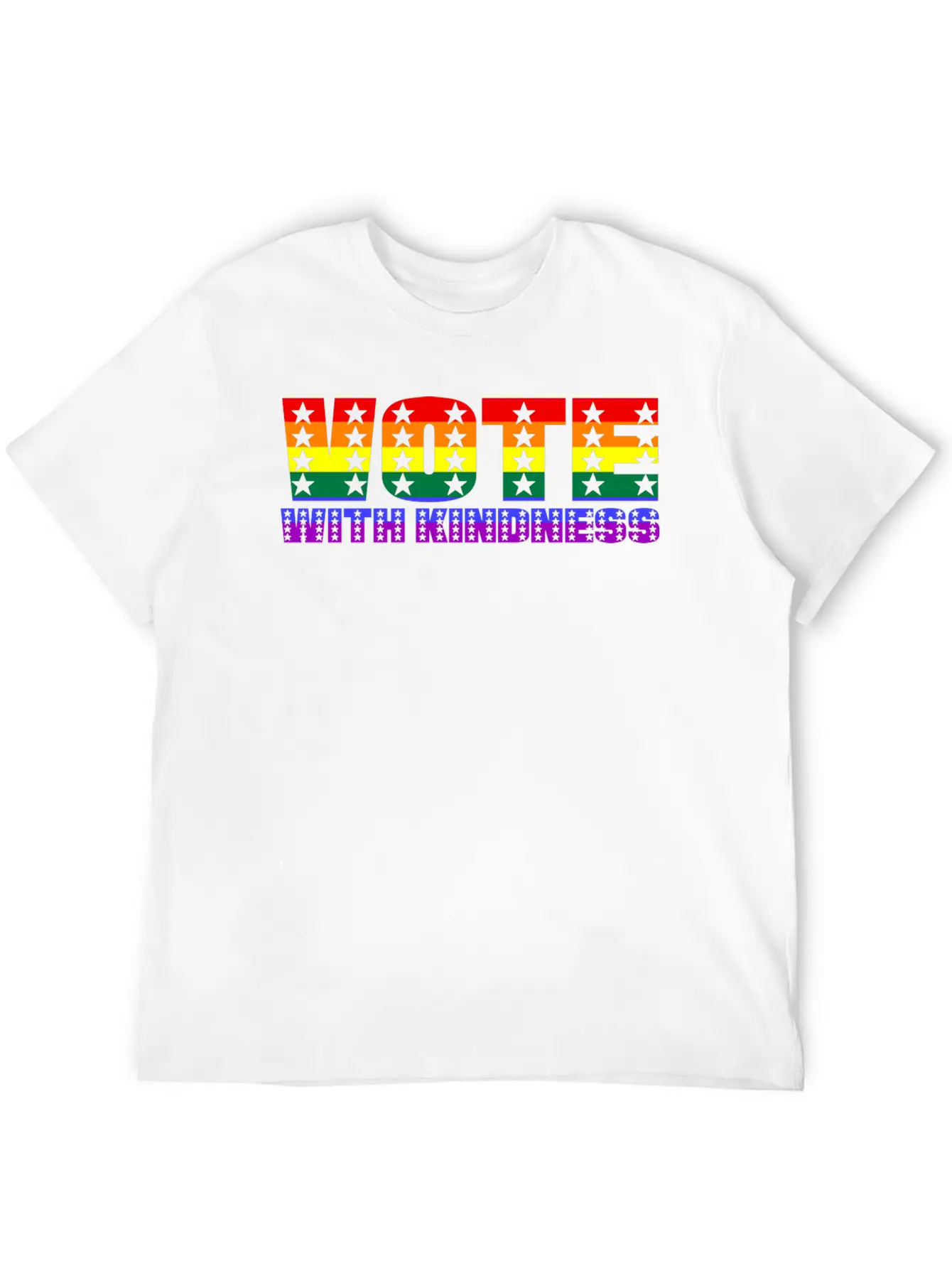 Vote With Kindness Basic Graphic T-Shirt – Daily Comfort In Soft Cotton