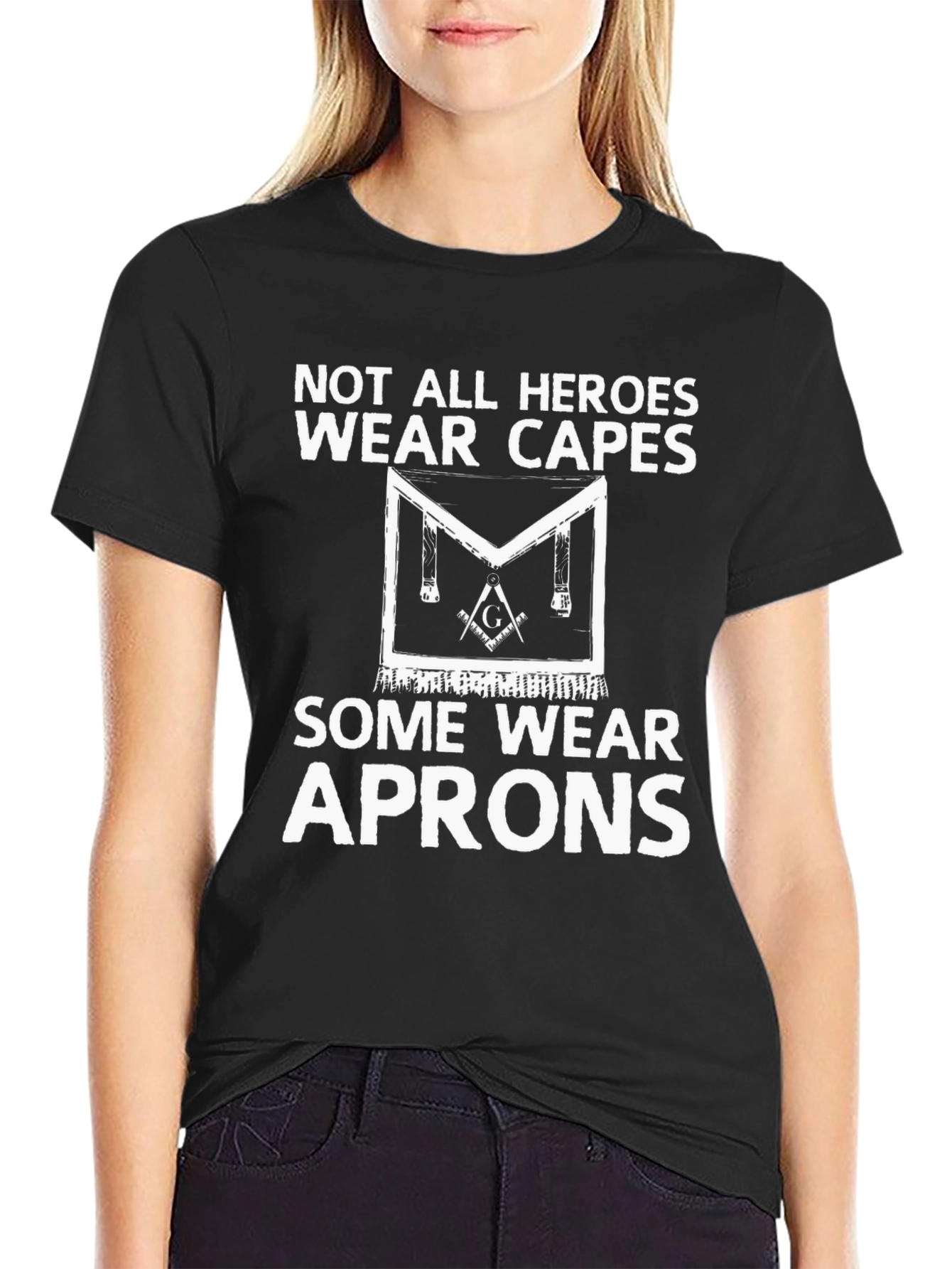Not All Heroes Wear Capes Masonic T-Shirt