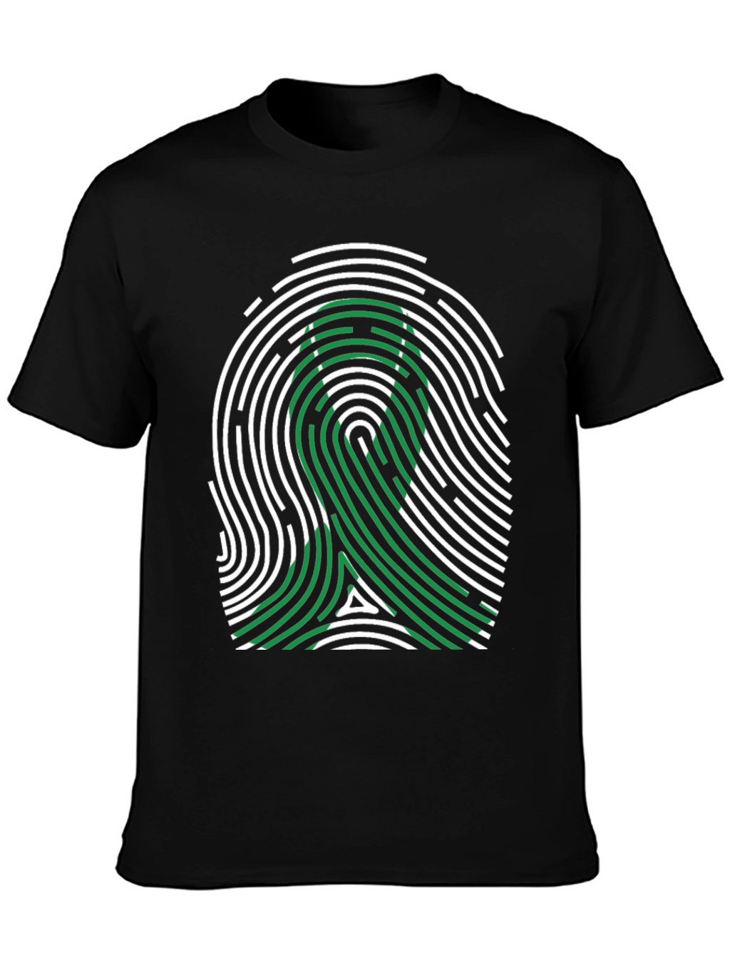 Awareness Ribbon Fingerprint T-Shirt