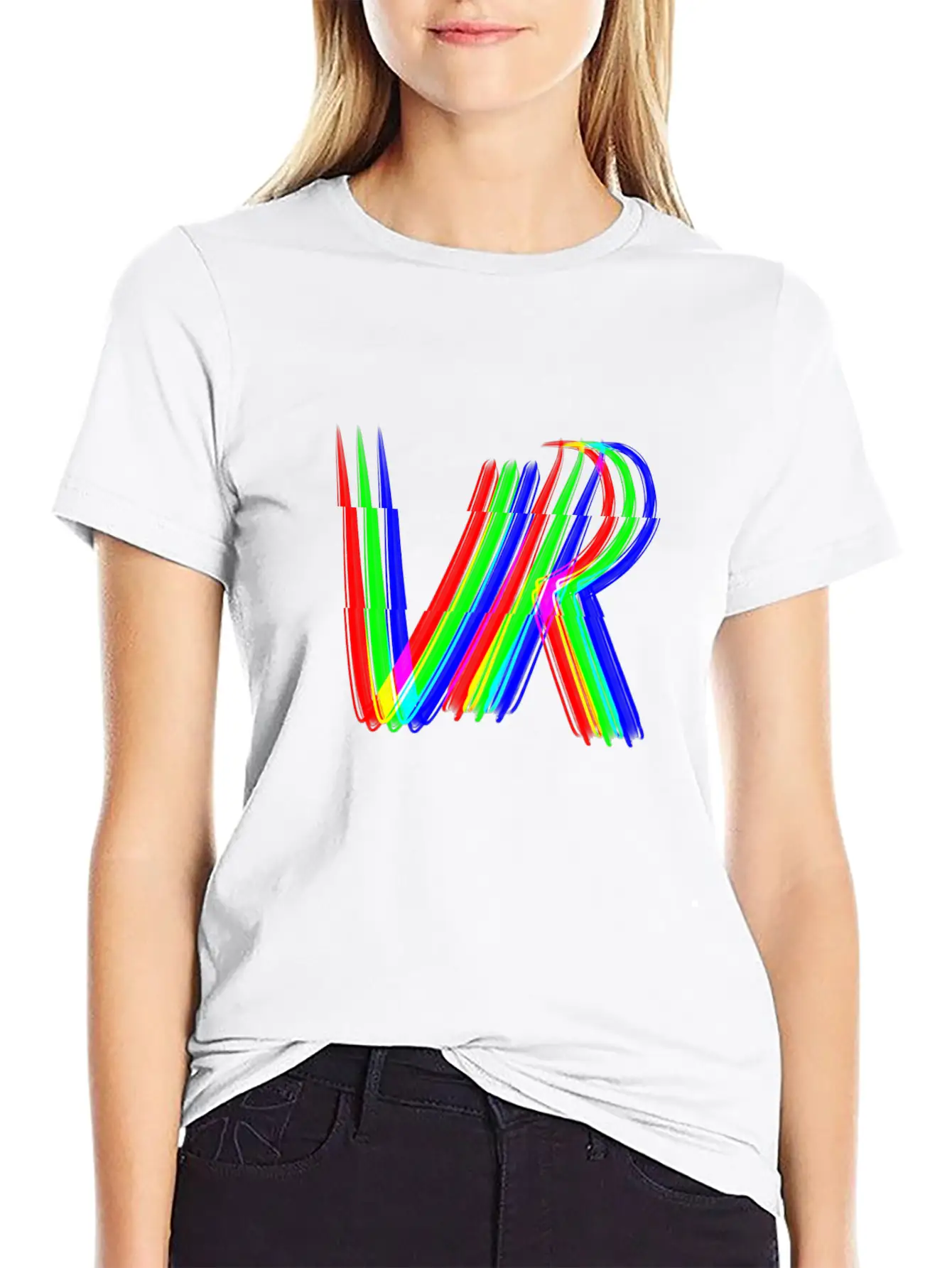 Vr 3d Effect Virtual Reality Gaming Gamble Essential Cotton Tee For Daily Outfits – Unisex Style