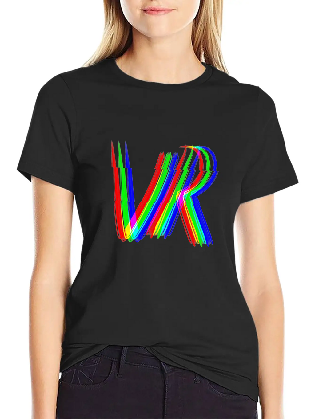 Vr 3d Effect Virtual Reality Gaming Gamble Essential Cotton Tee For Daily Outfits – Unisex Style