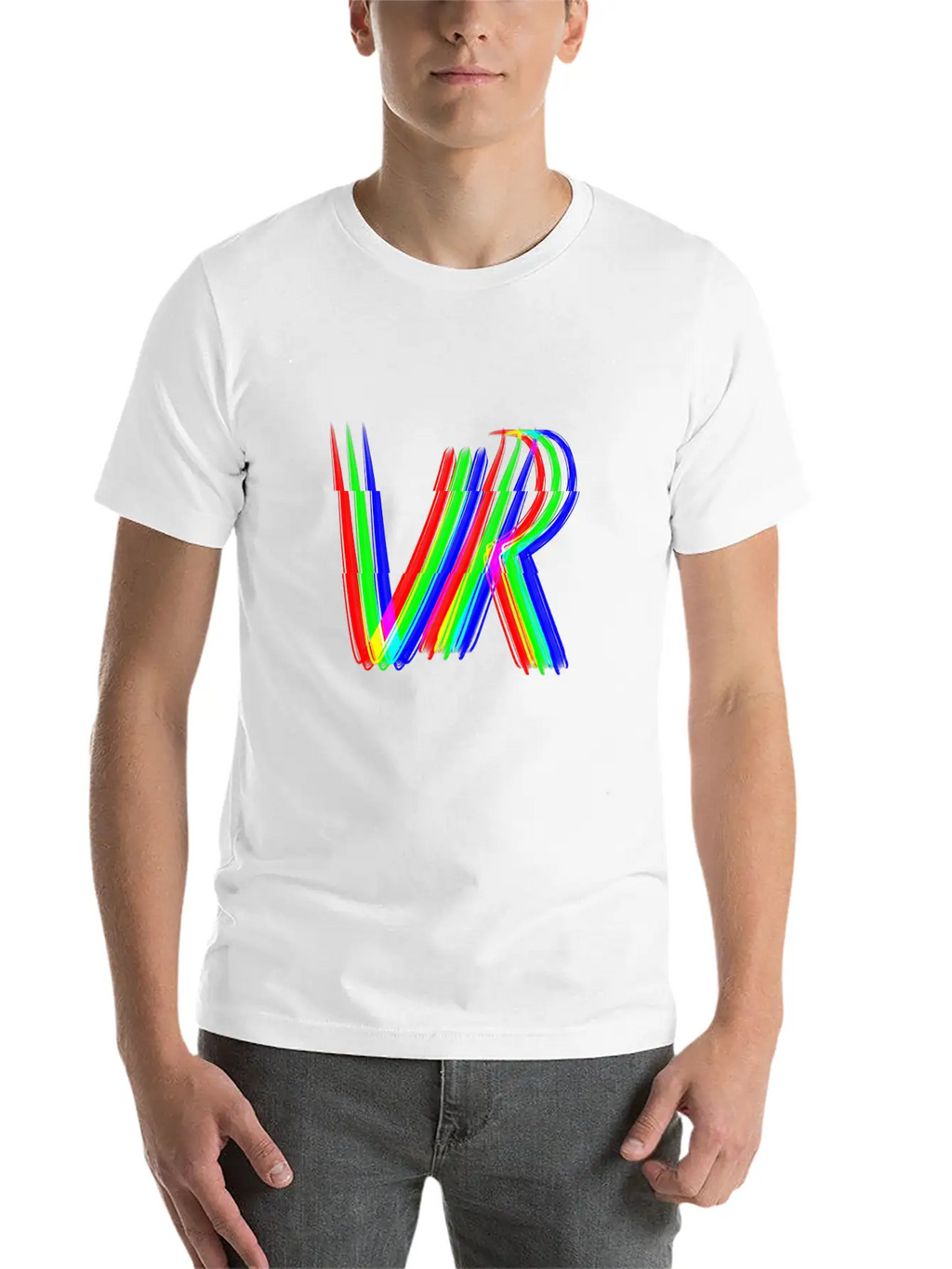 Vr 3d Effect Virtual Reality Gaming Gamble Essential Cotton Tee For Daily Outfits – Unisex Style