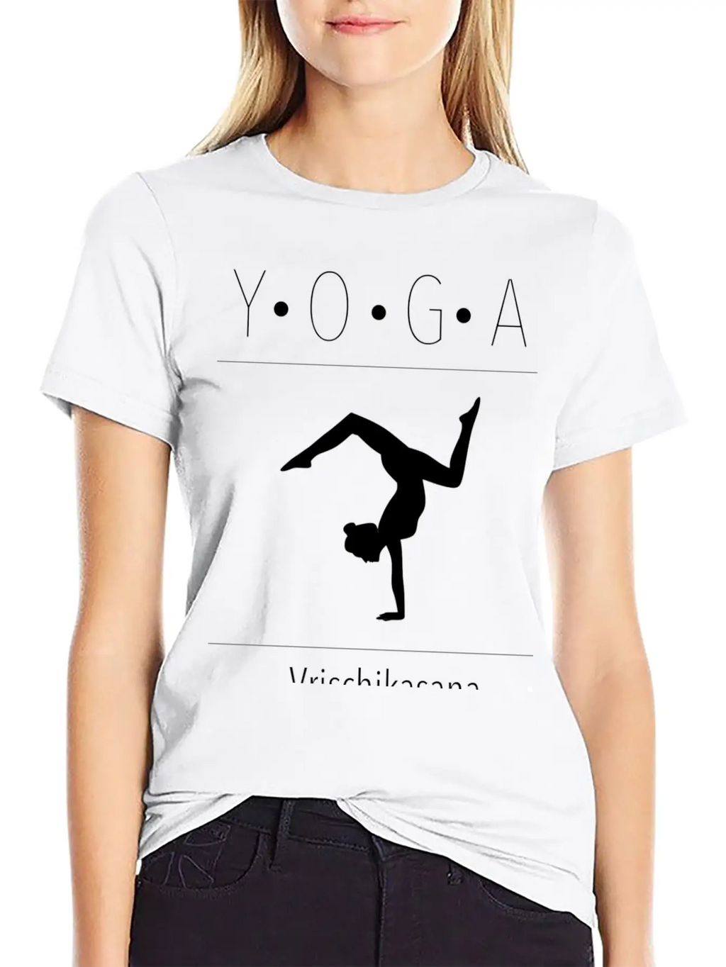 Vrischikasana Stylish Everyday T-Shirt – Unisex Basic Cotton Tee