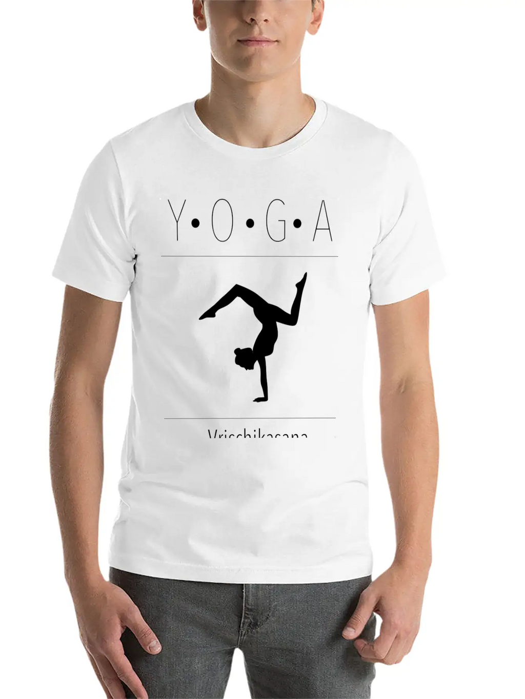 Vrischikasana Stylish Everyday T-Shirt – Unisex Basic Cotton Tee