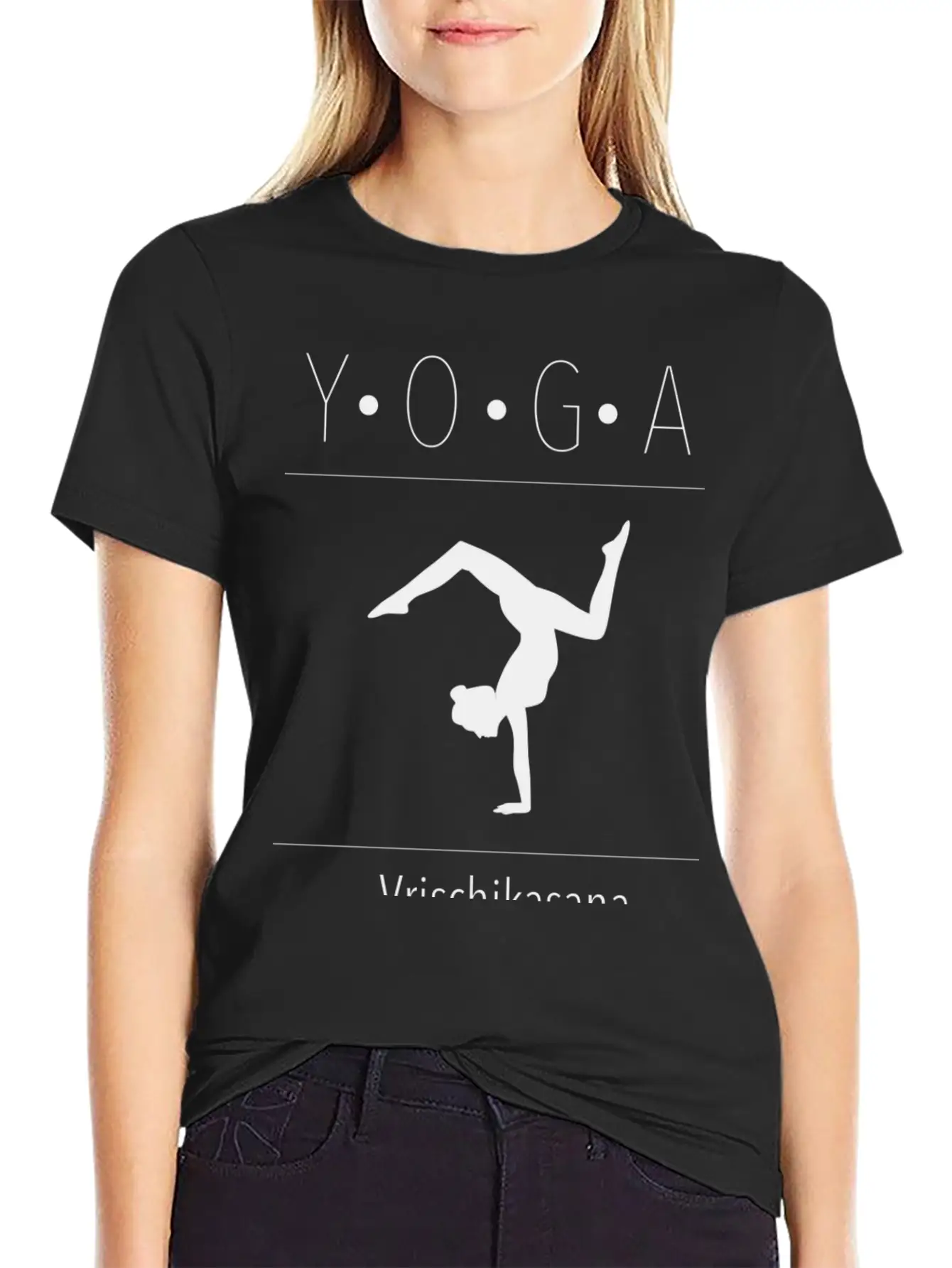 Vrischikasana Stylish Everyday T-Shirt – Unisex Basic Cotton Tee
