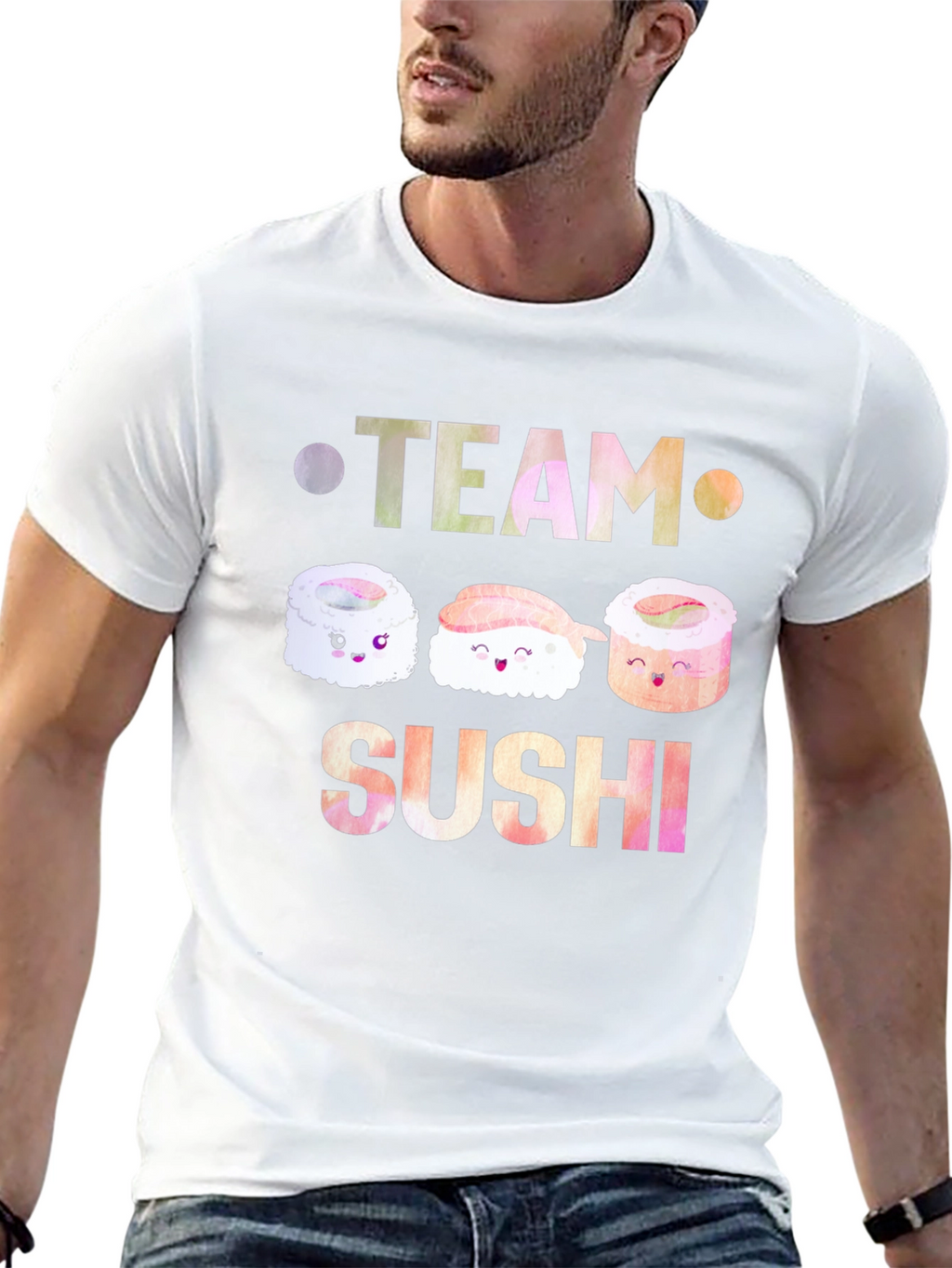 Team Sushi Graphic T-Shirt - Cute Japanese Food Tee