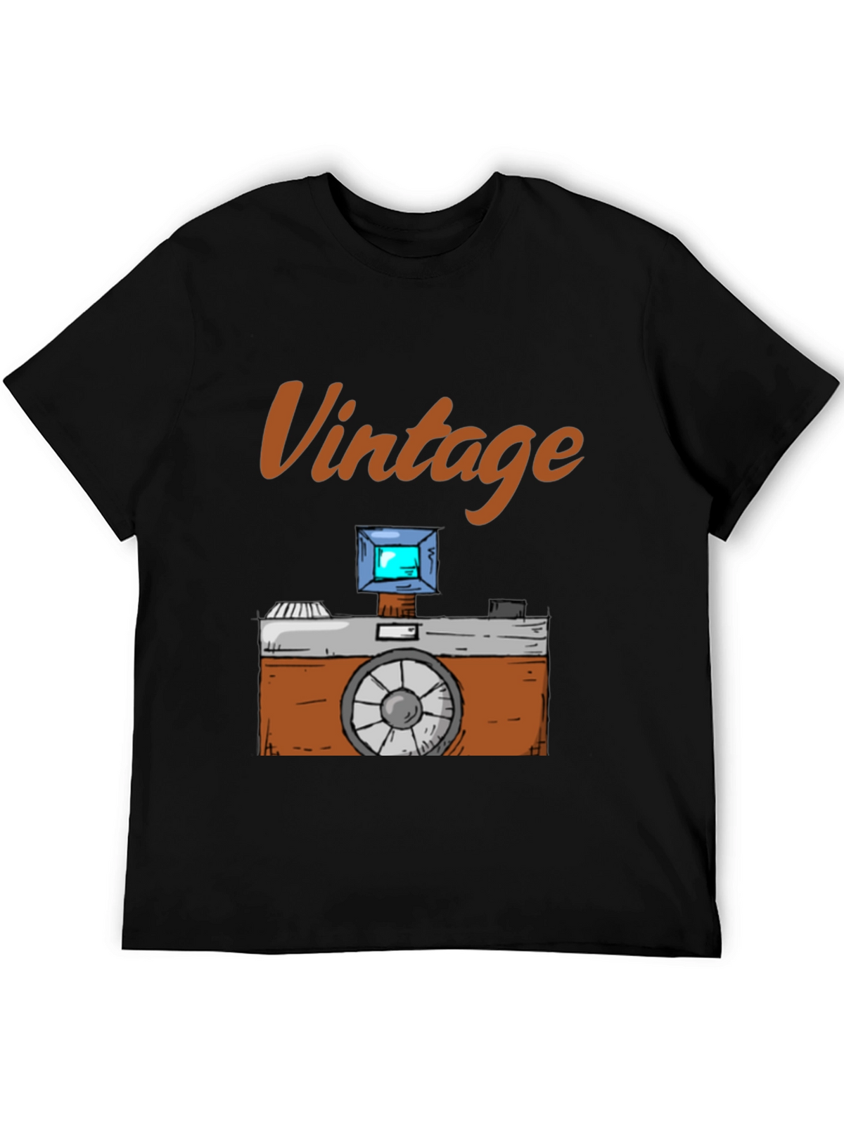 Vintage Camera Graphic T-Shirt