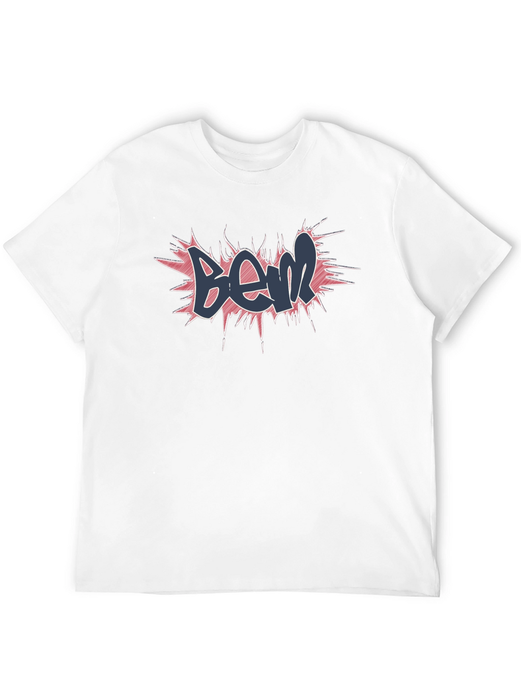 Bem Graffiti Style Black T-Shirt