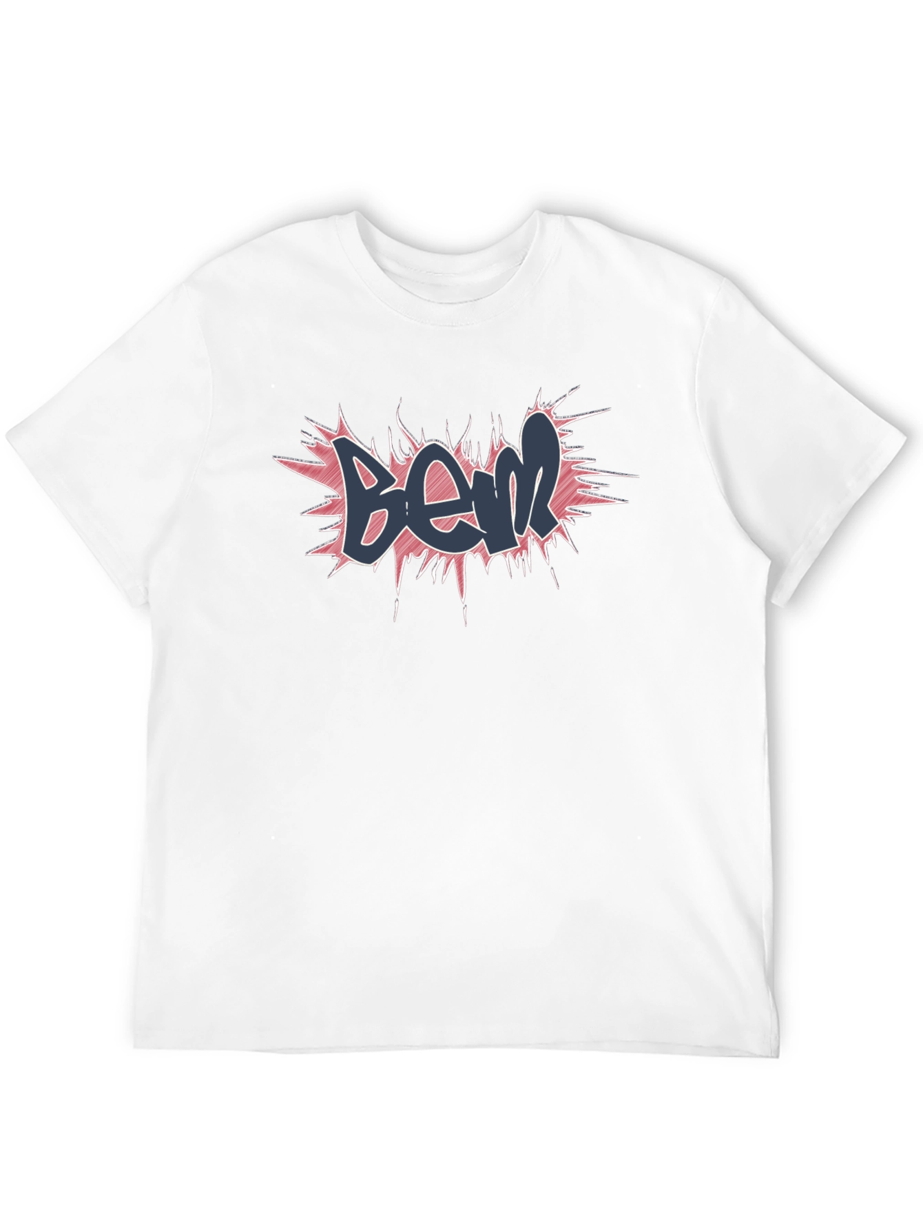 Bem Graffiti Style Black T-Shirt