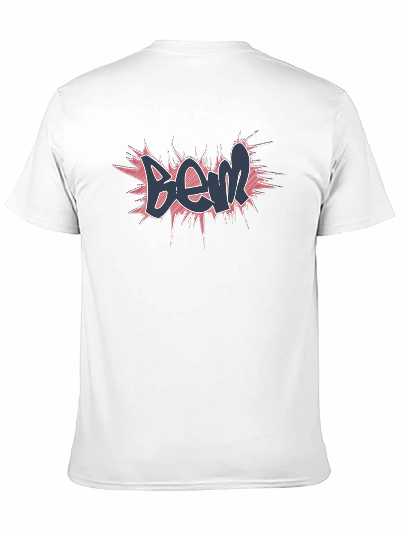 Bem Graffiti Style Black T-Shirt