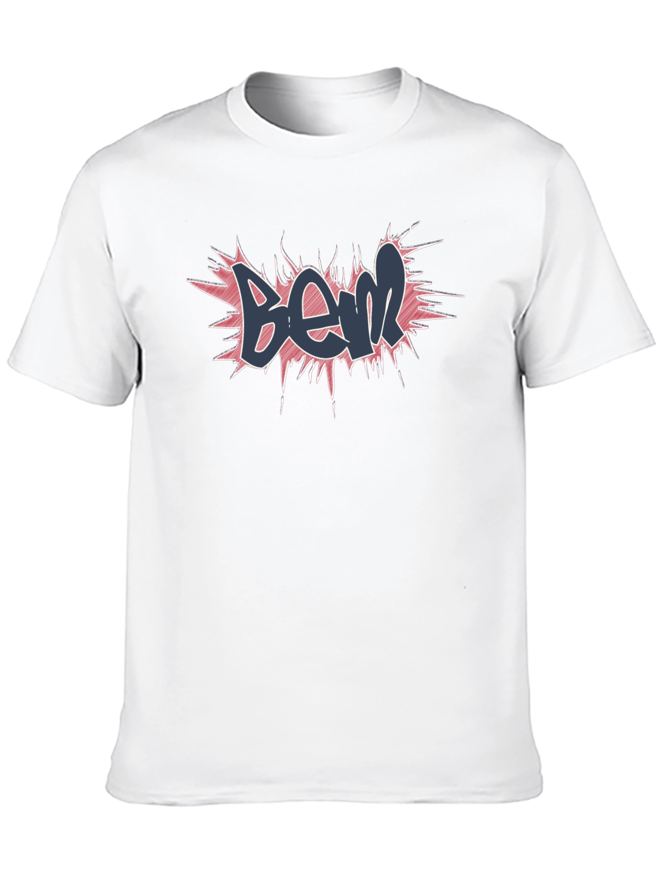 Bem Graffiti Style Black T-Shirt