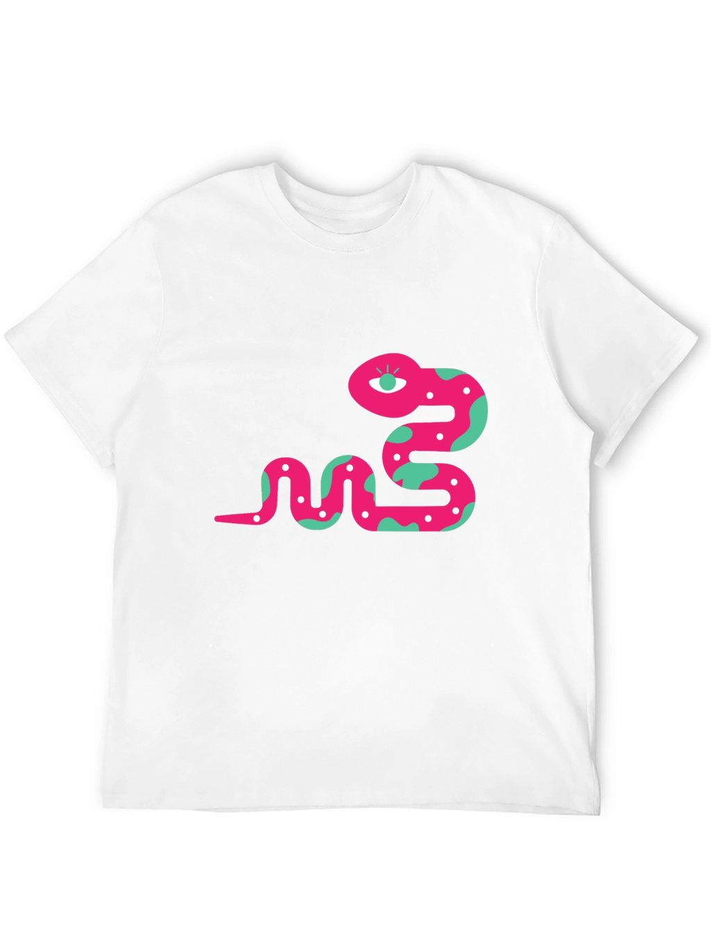 Funky Snake Graphic Tee - Black