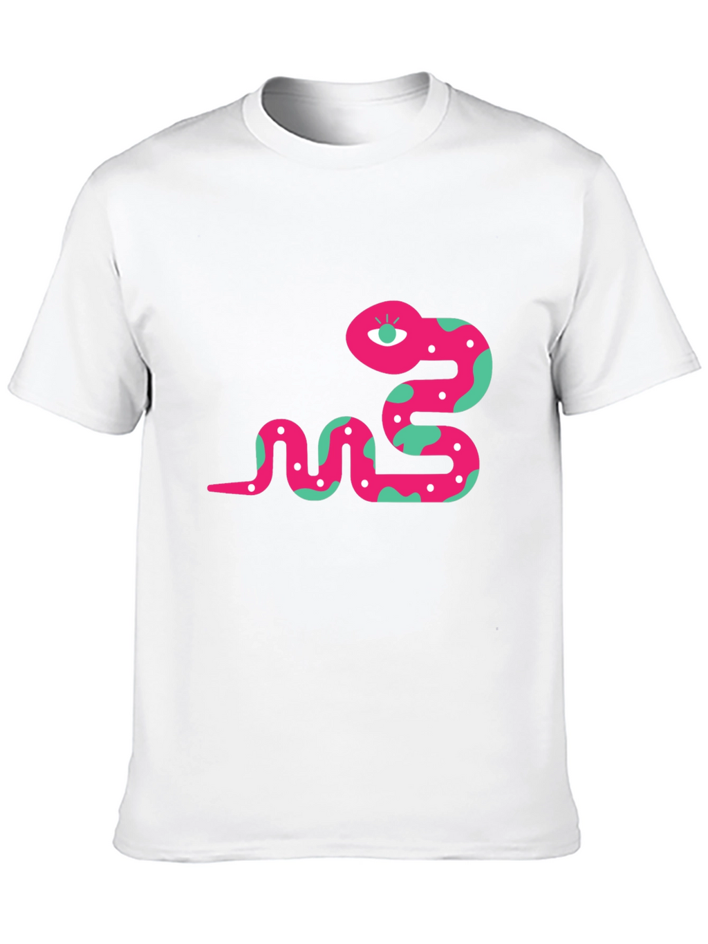 Funky Snake Graphic Tee - Black