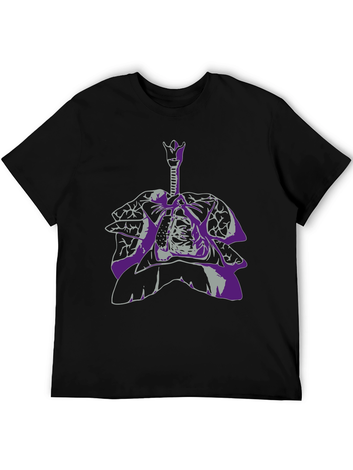 Anatomical Lungs Graphic Tee - Unique Design