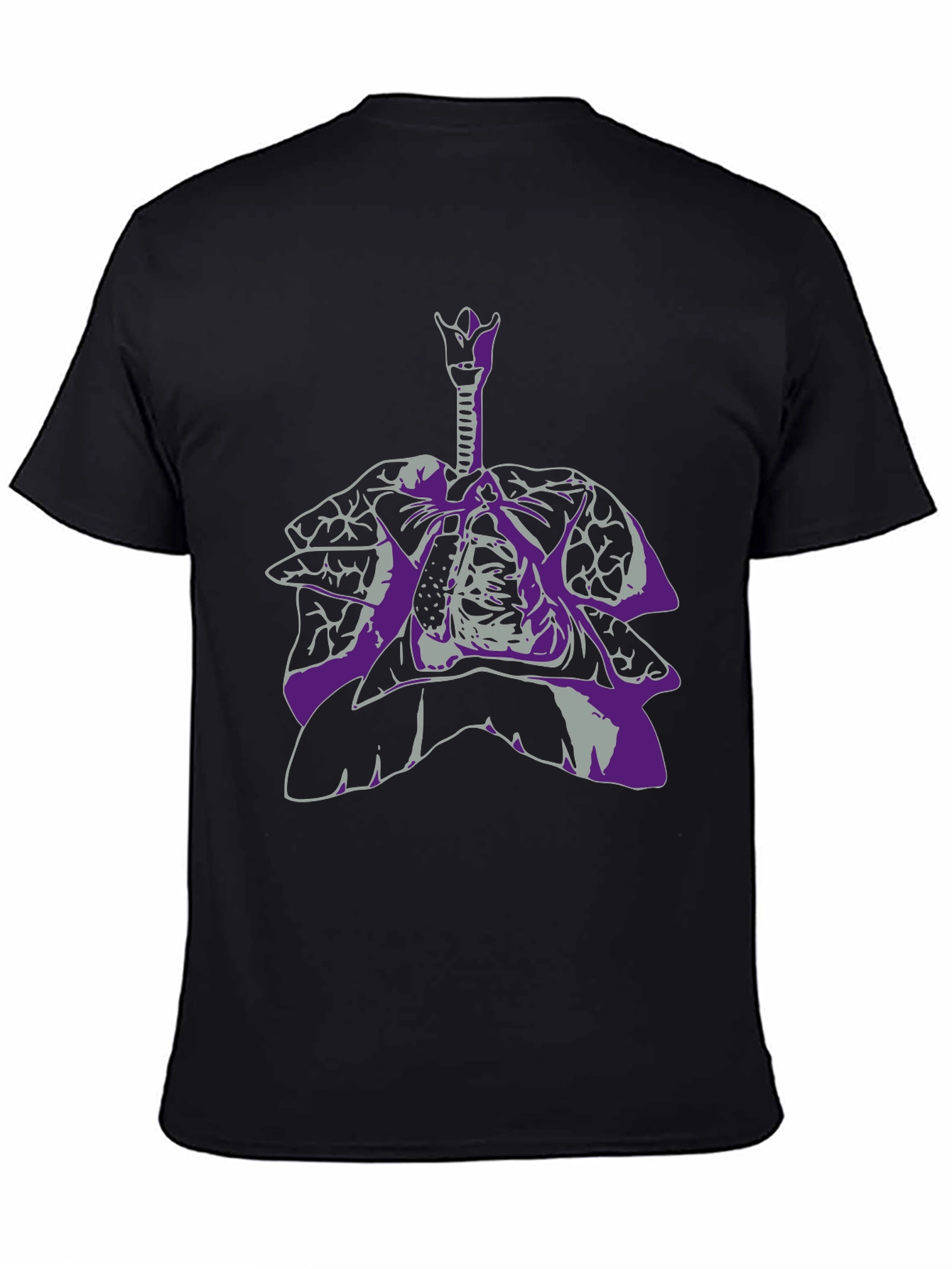 Anatomical Lungs Graphic Tee - Unique Design