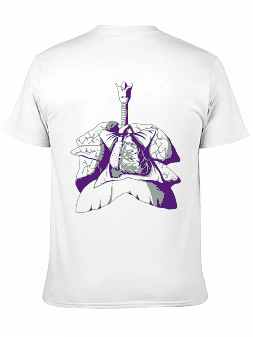 Anatomical Lungs Graphic Tee - Unique Design
