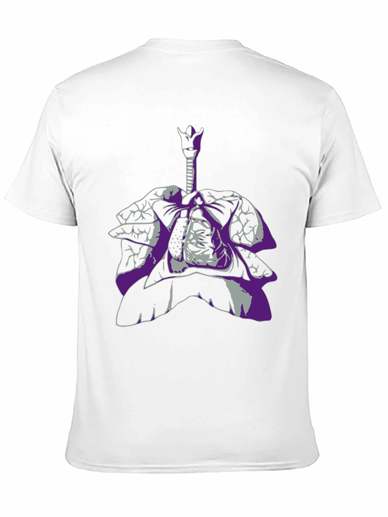 Anatomical Lungs Graphic Tee - Unique Design