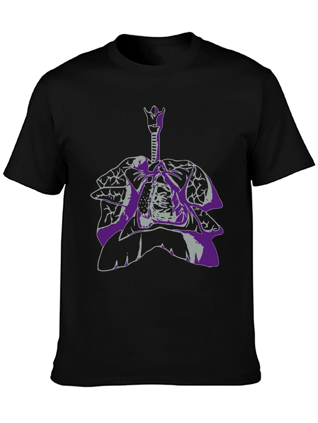 Anatomical Lungs Graphic Tee - Unique Design
