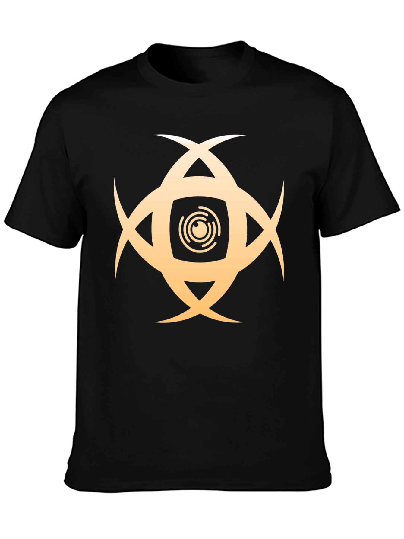 Eye Symbol Graphic Black T-Shirt