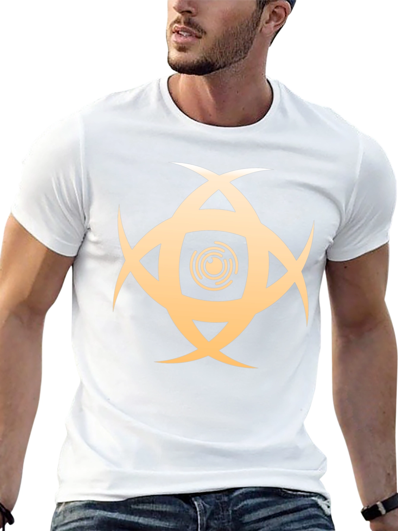 Eye Symbol Graphic Black T-Shirt