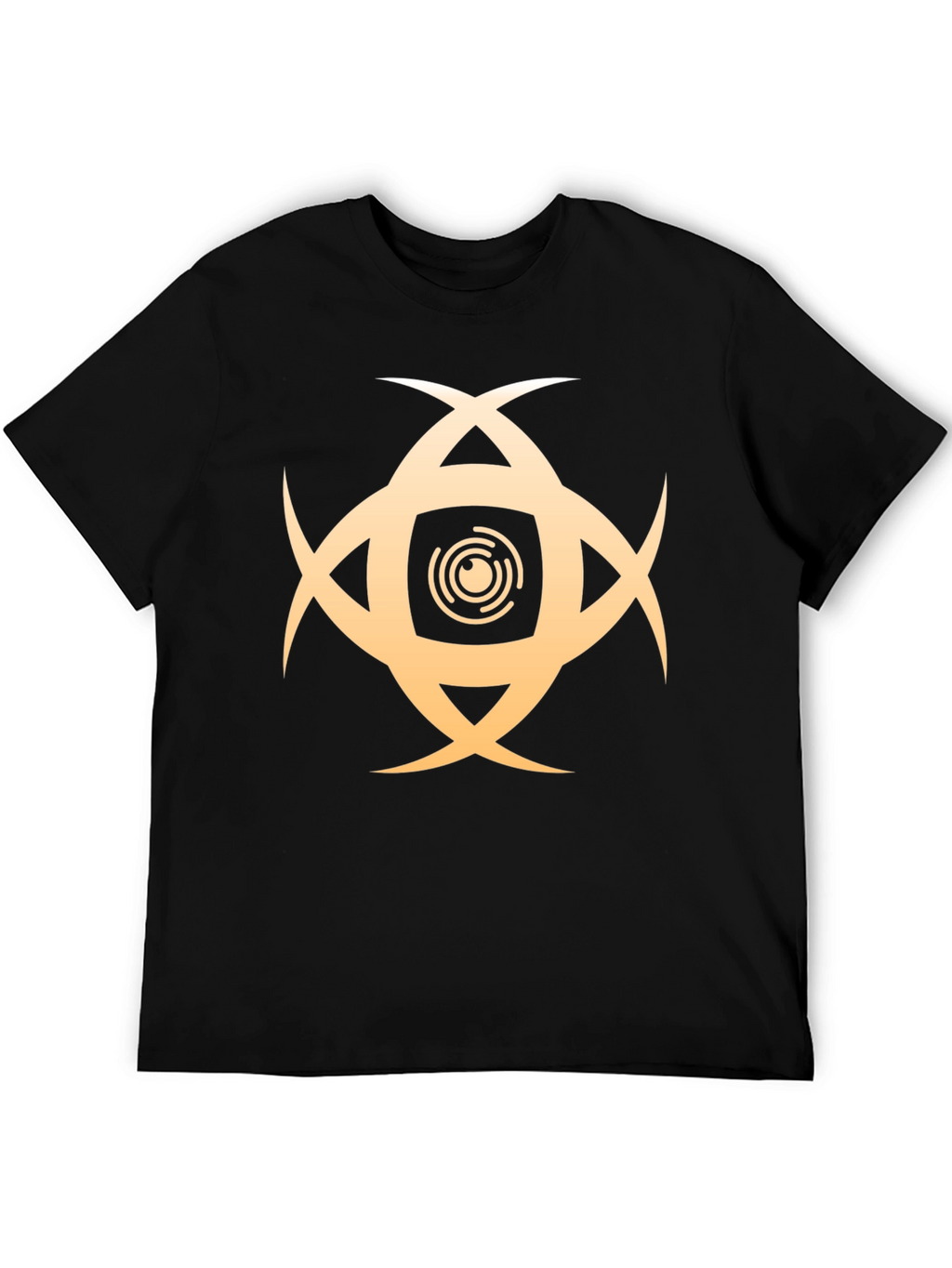 Eye Symbol Graphic Black T-Shirt