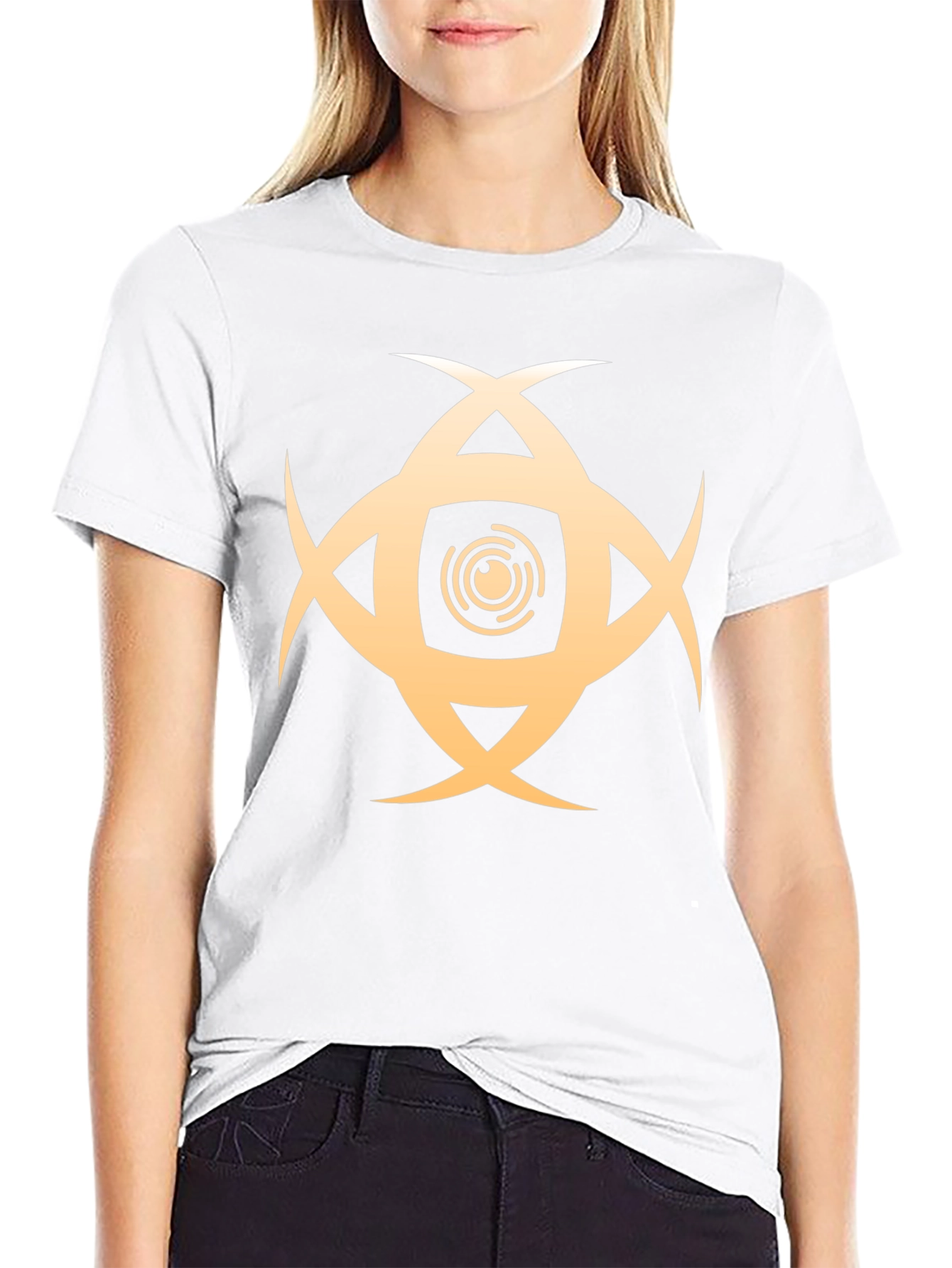 Eye Symbol Graphic Black T-Shirt