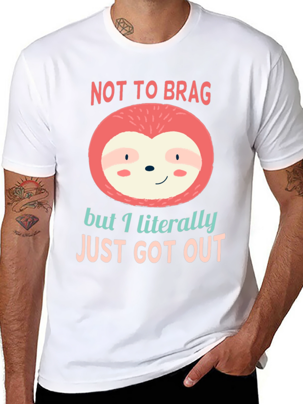 Not to Brag Sloth T-Shirt