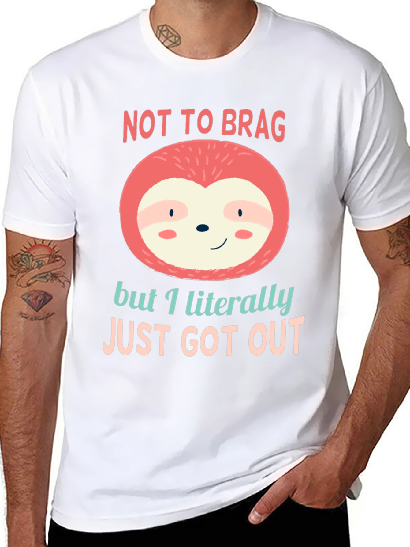 Not to Brag Sloth T-Shirt