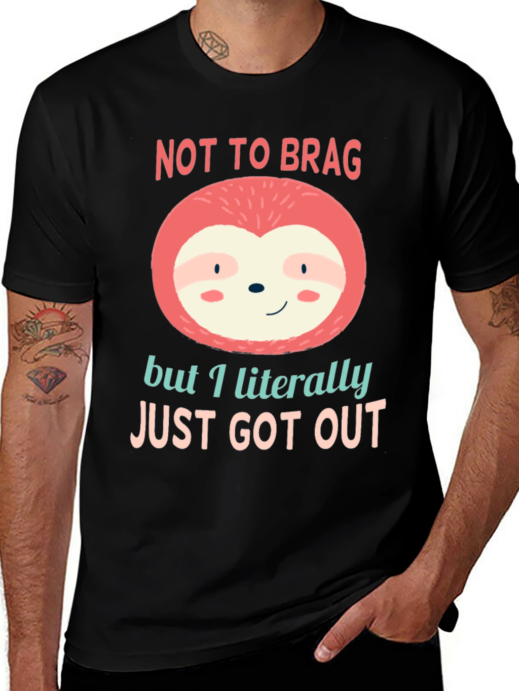Not to Brag Sloth T-Shirt