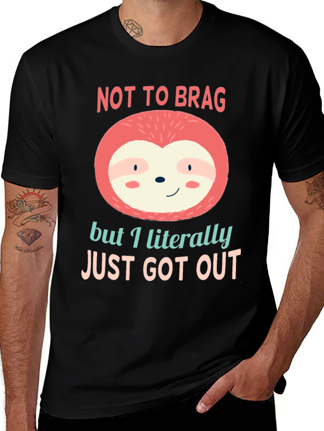 Not to Brag Sloth T-Shirt