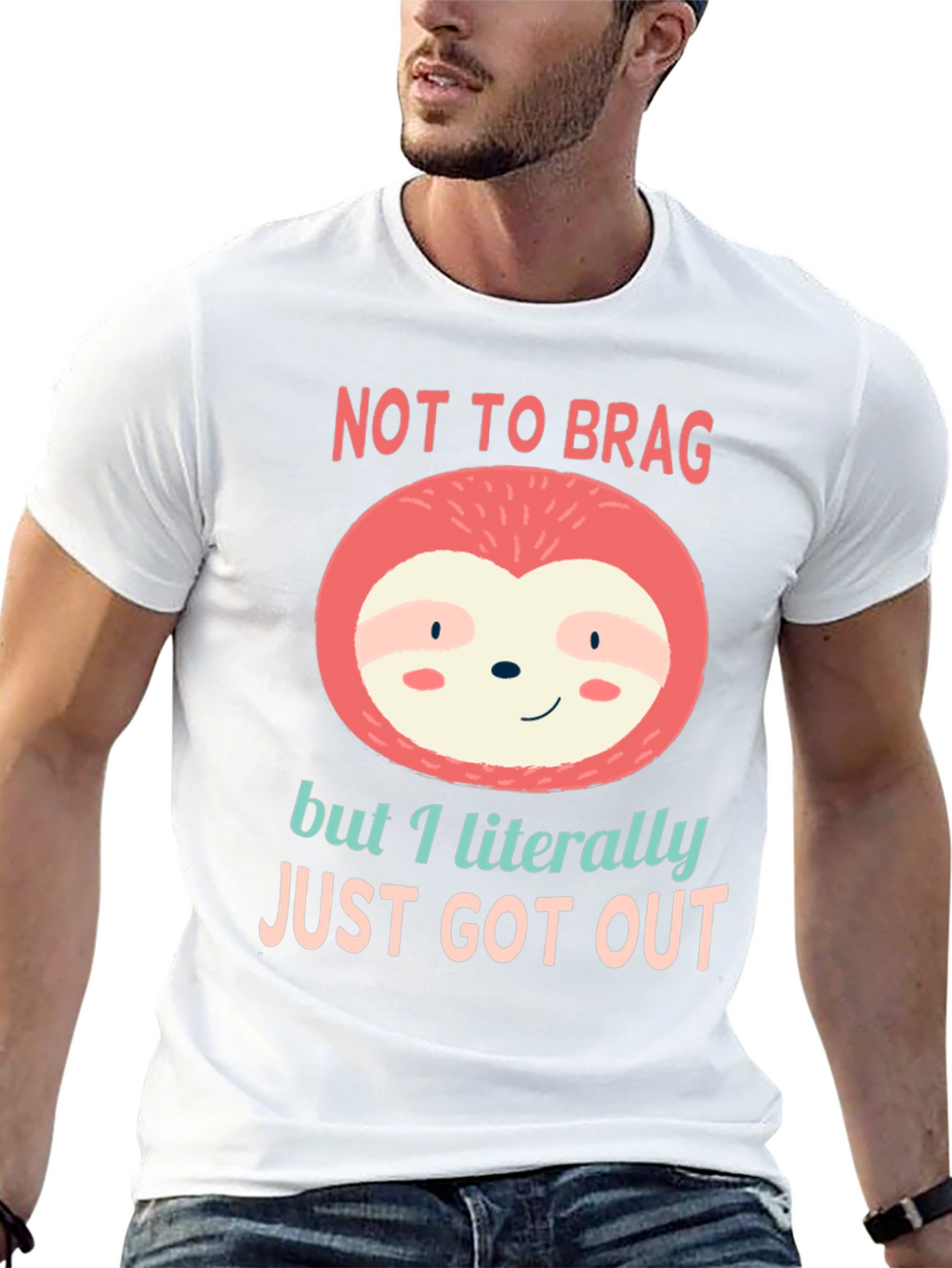 Not to Brag Sloth T-Shirt