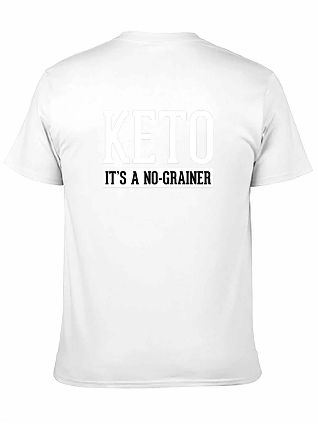 Keto Its A No-Grainer Black T-Shirt