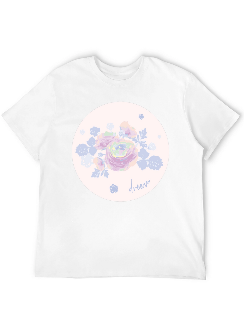 Dream Floral Graphic Tee - Stylish Mens T-Shirt