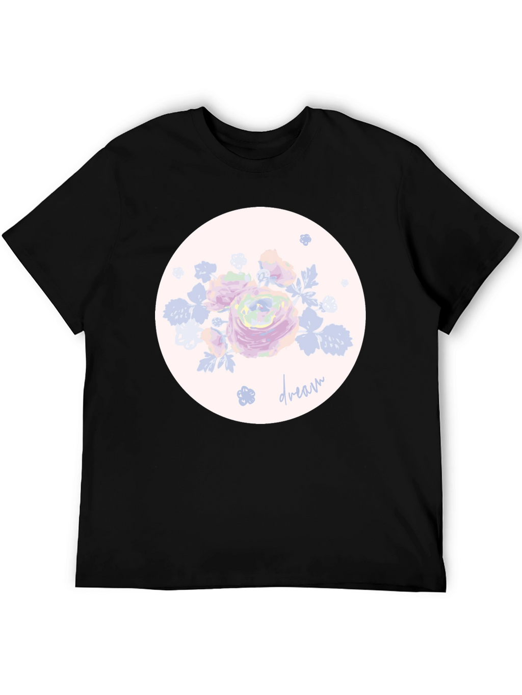 Dream Floral Graphic Tee - Stylish Mens T-Shirt