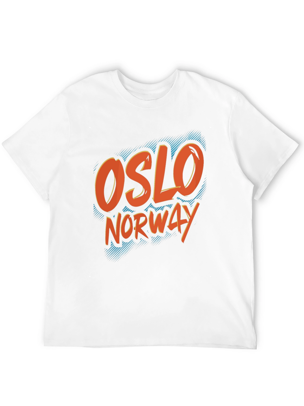 Oslo Norway Graphic Tee -  Retro Style City T-Shirt