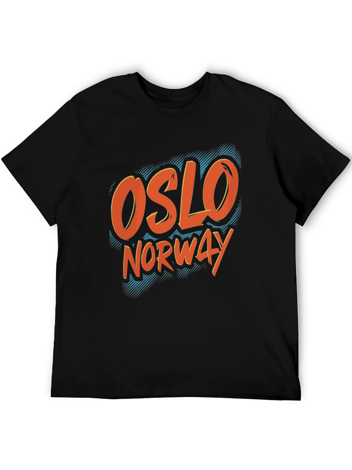 Oslo Norway Graphic Tee -  Retro Style City T-Shirt