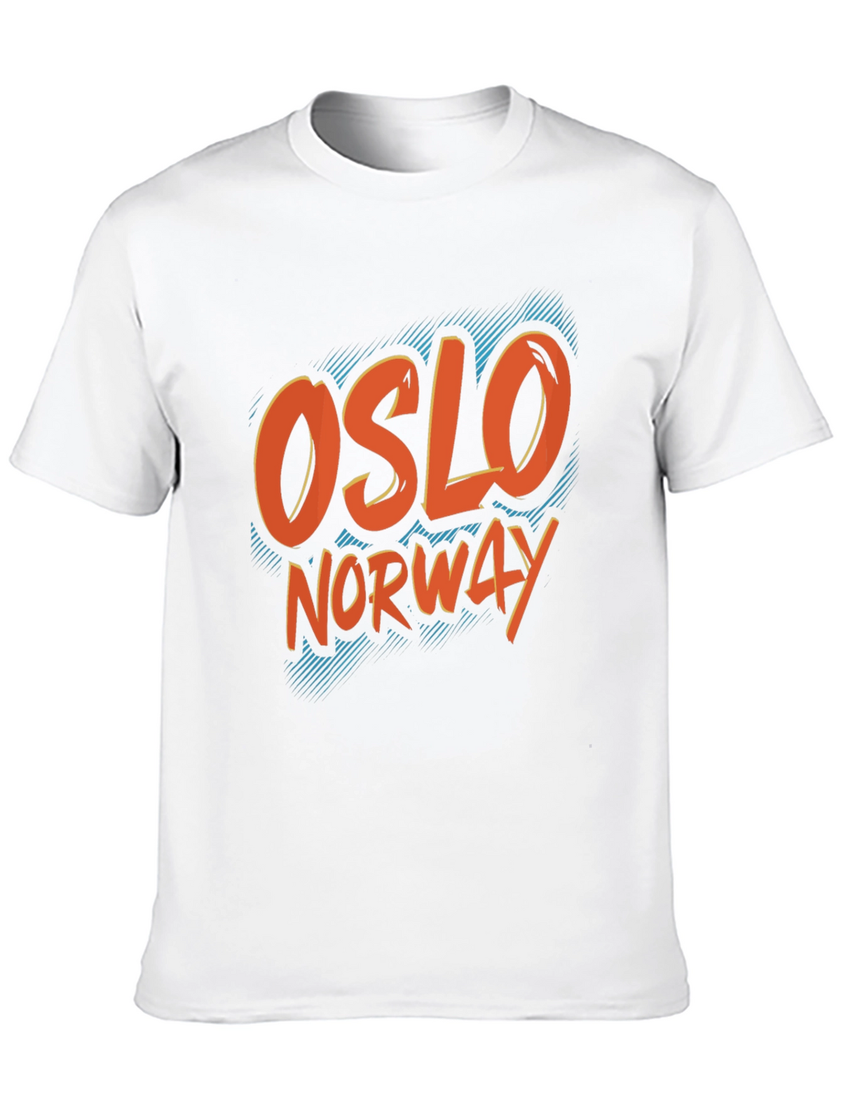 Oslo Norway Graphic Tee -  Retro Style City T-Shirt
