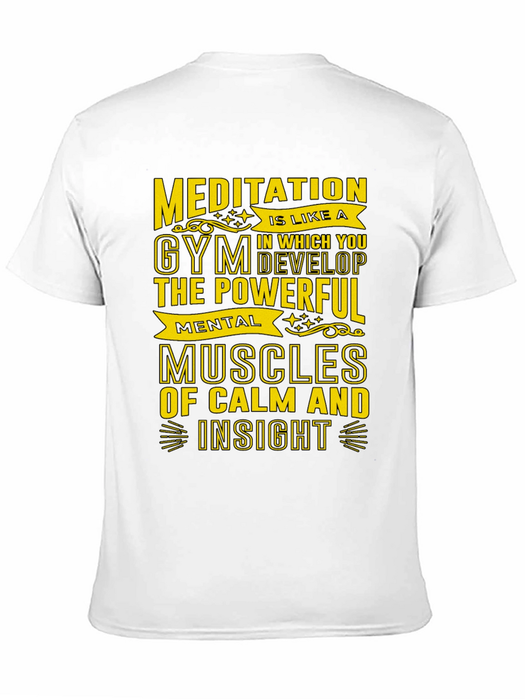 Meditative Gym T-Shirt - Mental Muscles