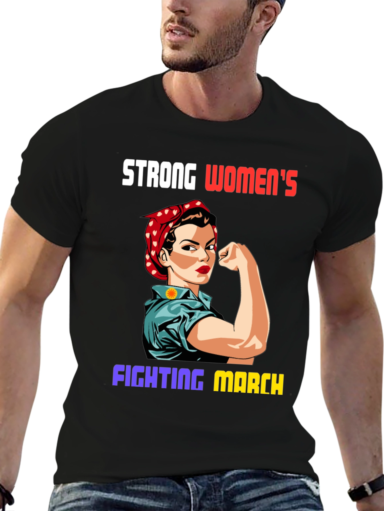 Strong Womens Fighting March T-Shirt
