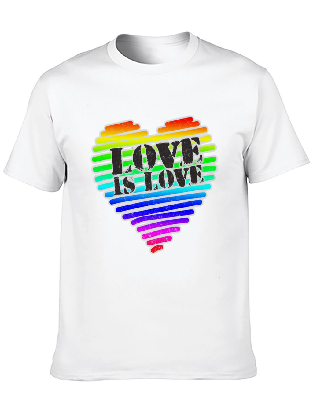 Love is Love Rainbow Heart T-Shirt