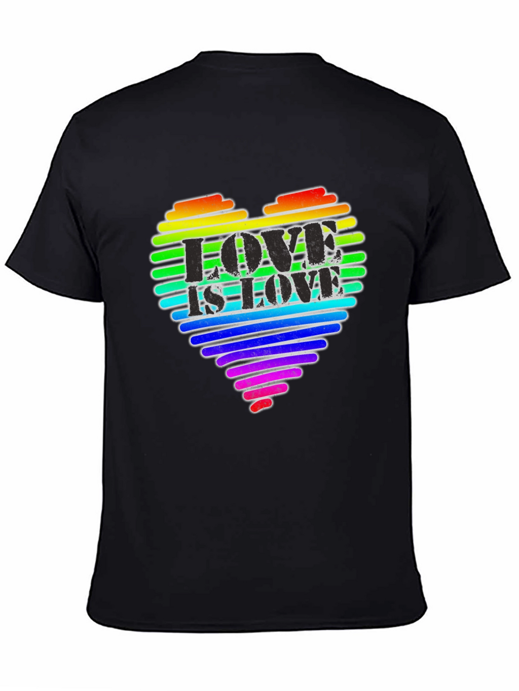 Love is Love Rainbow Heart T-Shirt