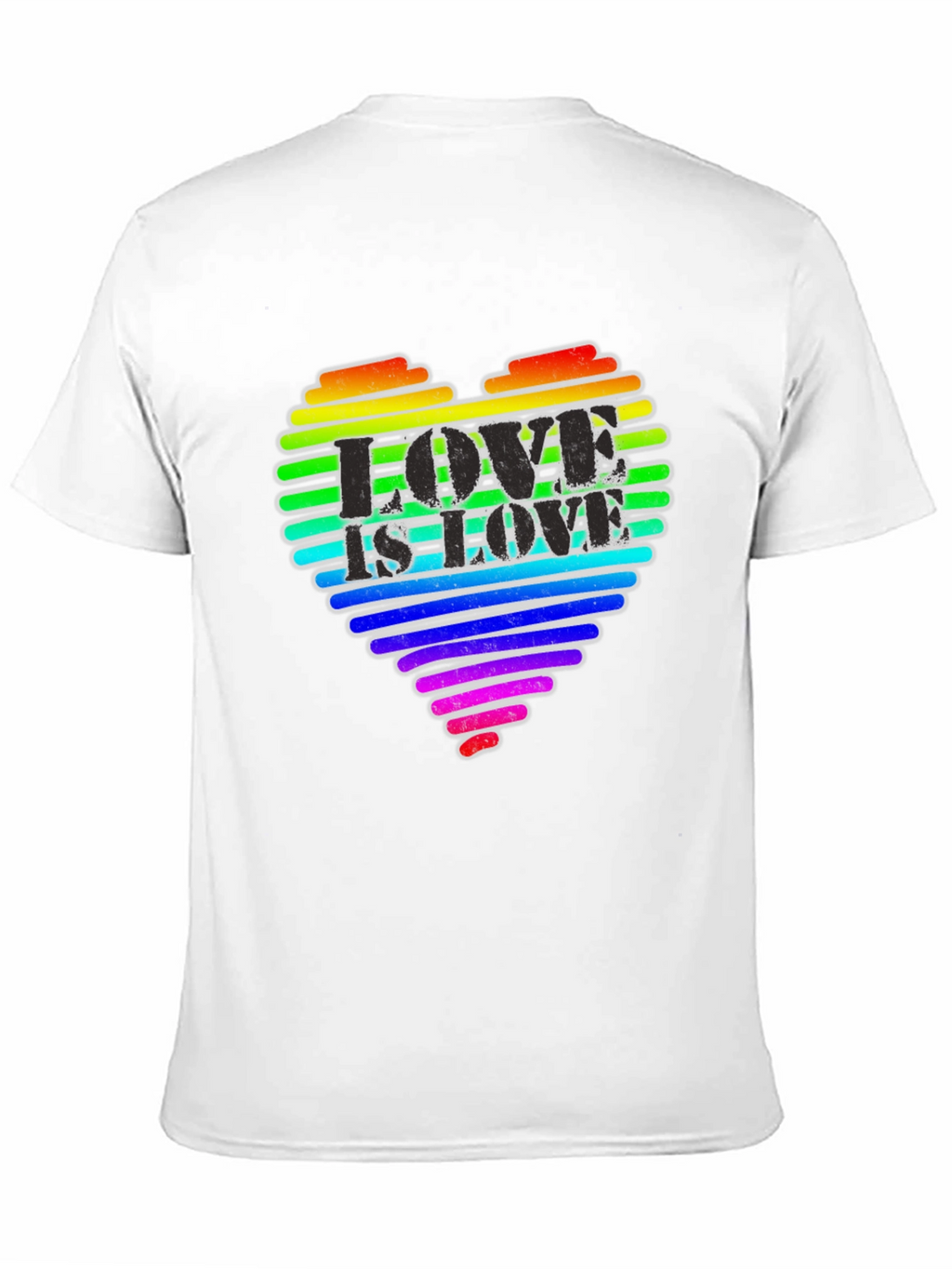 Love is Love Rainbow Heart T-Shirt