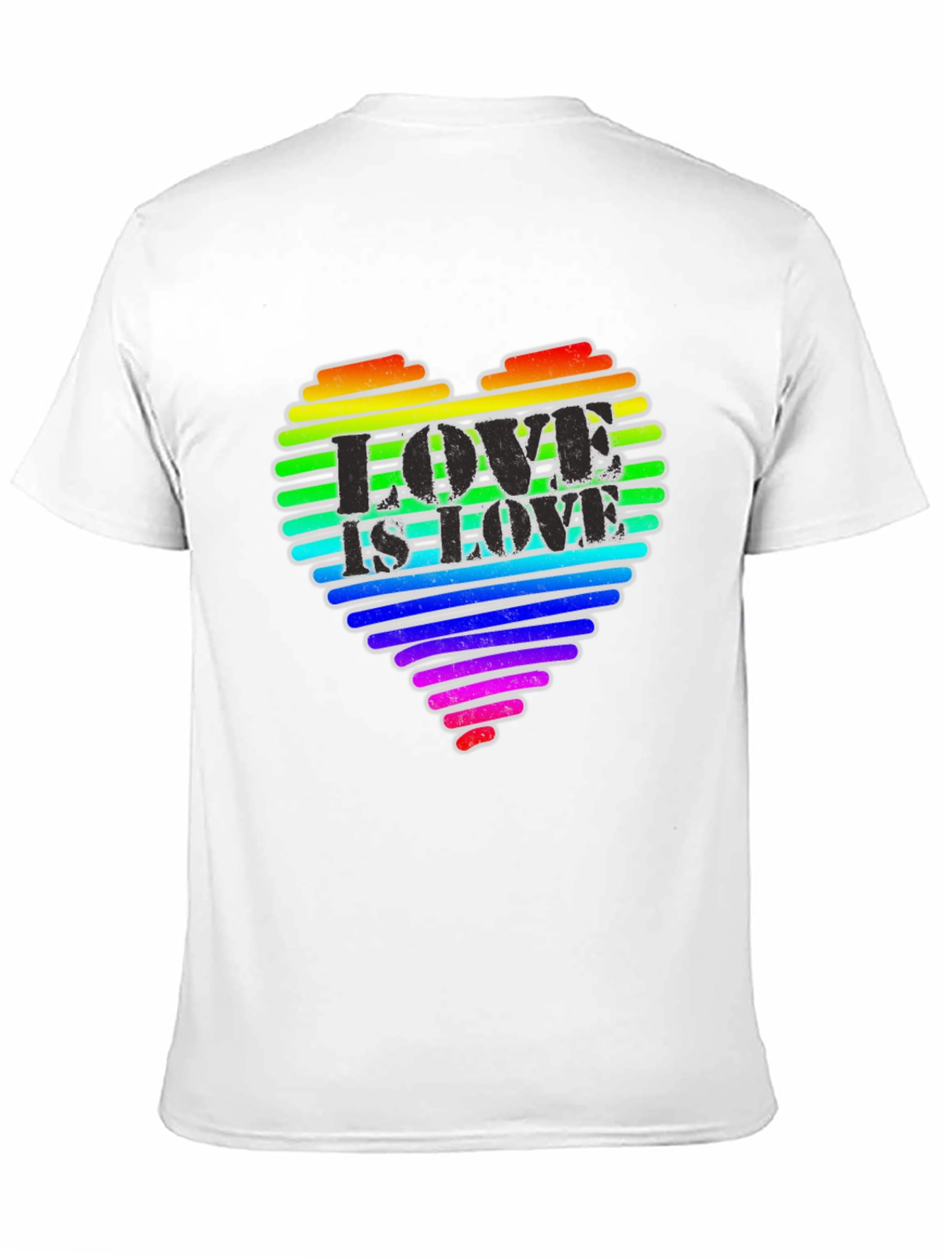 Love is Love Rainbow Heart T-Shirt