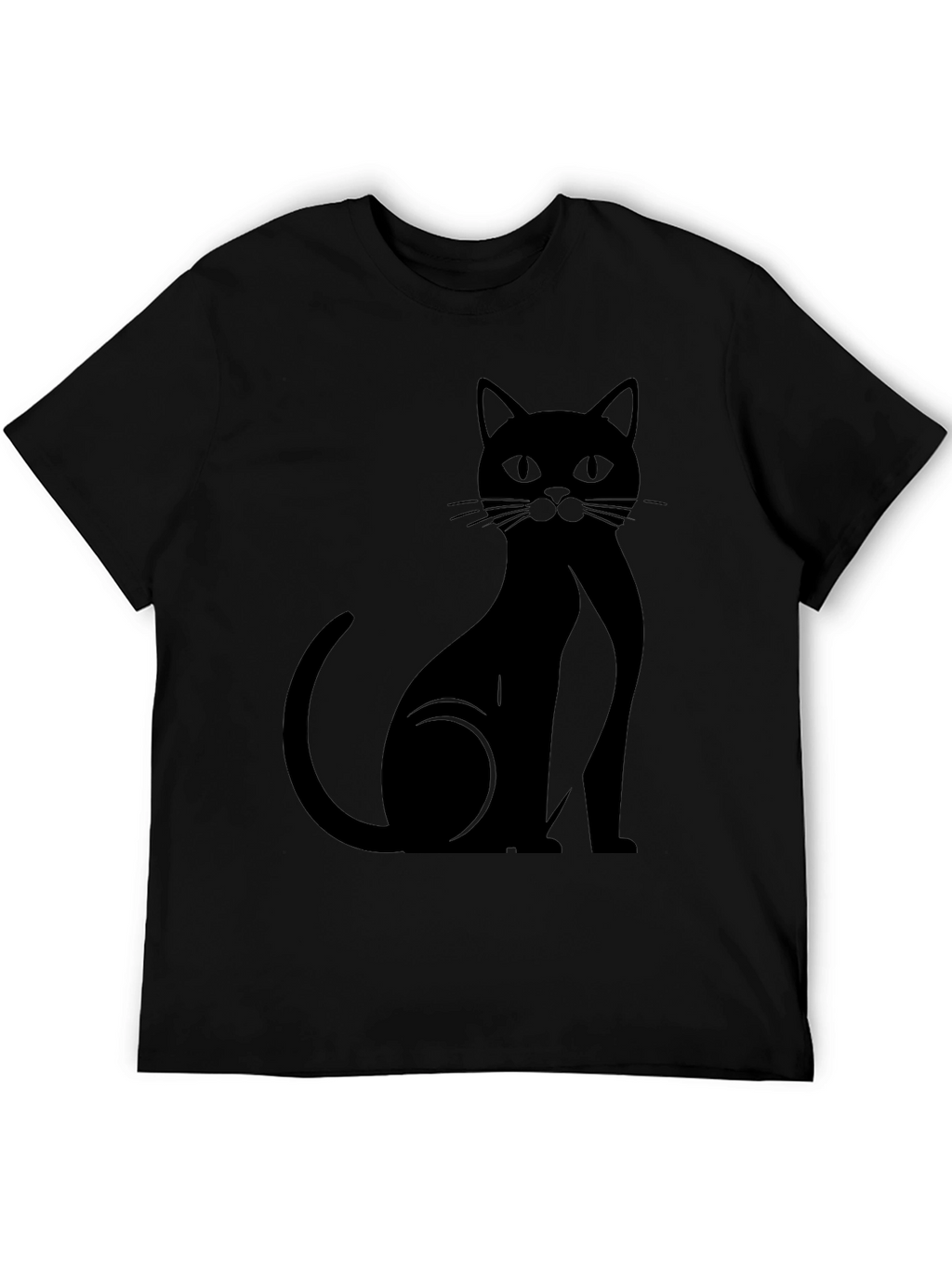Black Cat Graphic T-Shirt - Stylish & Comfortable