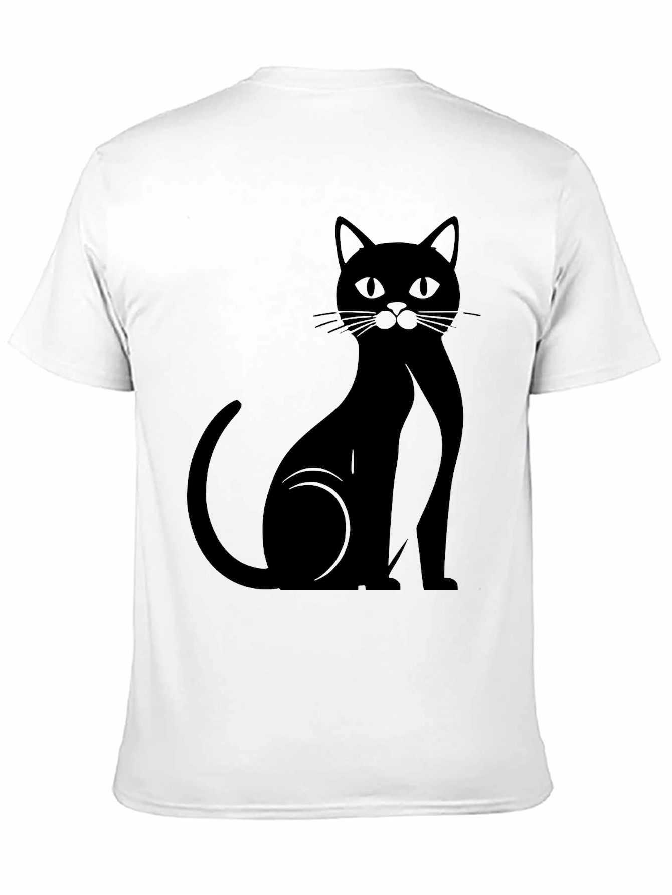 Black Cat Graphic T-Shirt - Stylish & Comfortable