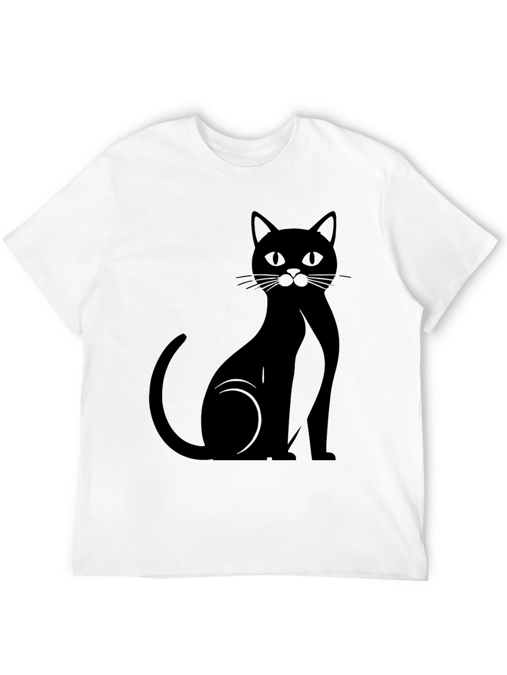 Black Cat Graphic T-Shirt - Stylish & Comfortable
