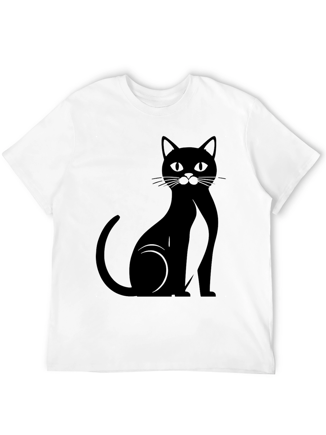 Black Cat Graphic T-Shirt - Stylish & Comfortable