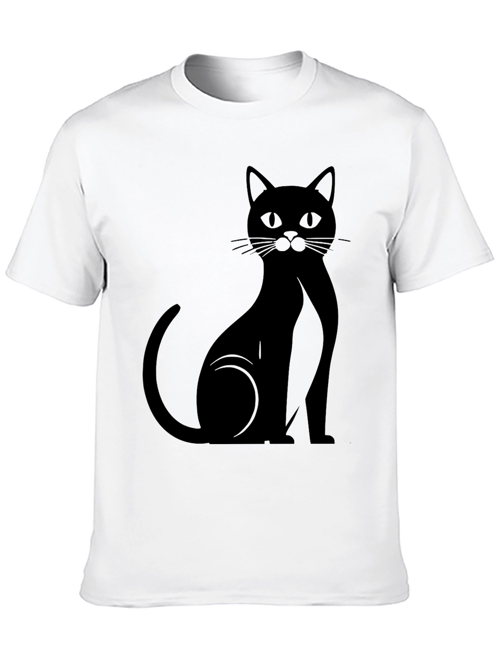 Black Cat Graphic T-Shirt - Stylish & Comfortable